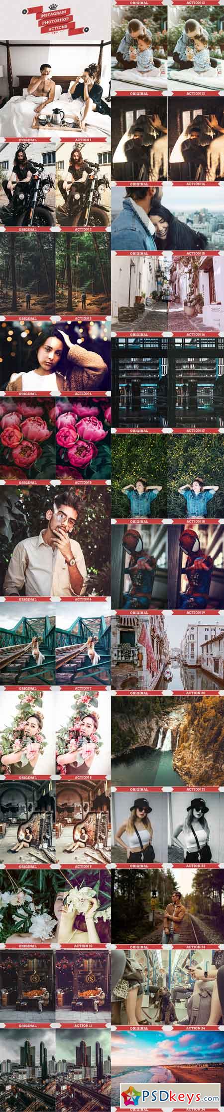 25 Instagram Filters Photoshop Actions 22537324