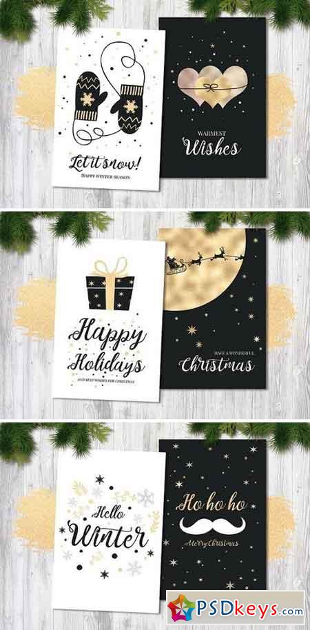 Black & White Christmas Cards 1924516
