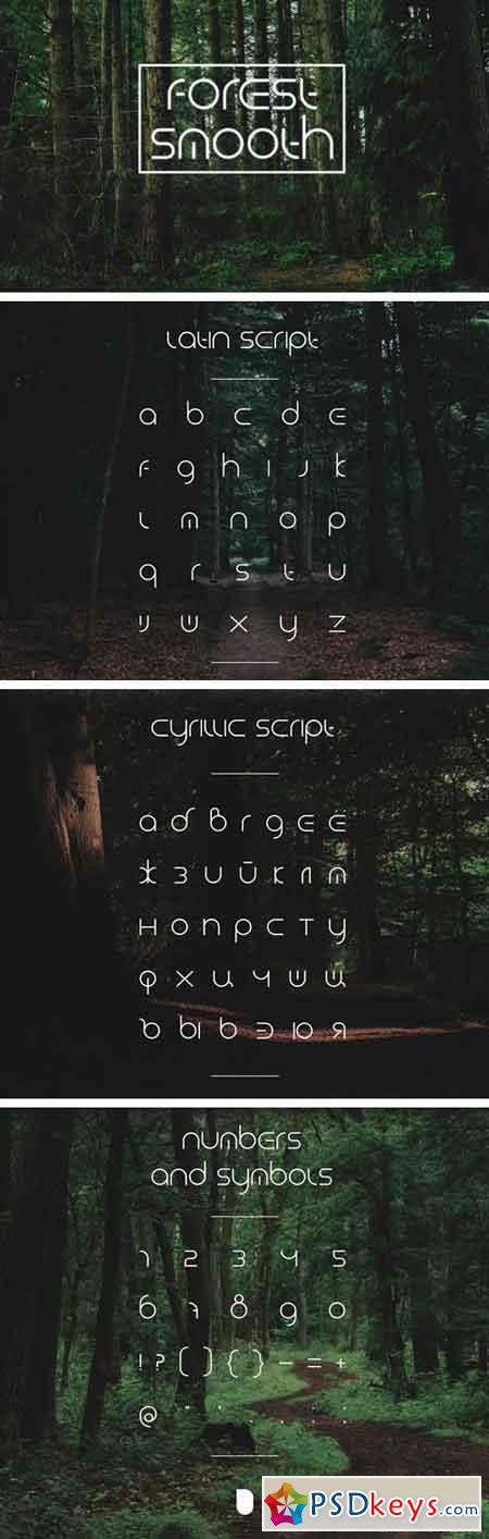 ForestSmooth Typeface