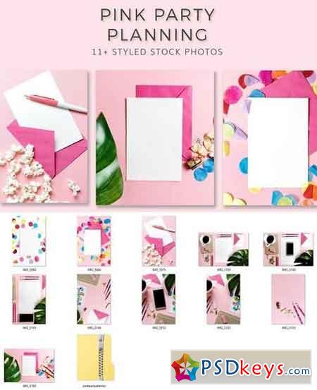 Pink Party Stationary Bundle 2598265