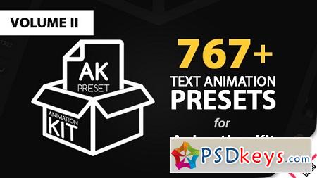 Text Preset Volume II for Animation Kit 16176453 After Effects Template