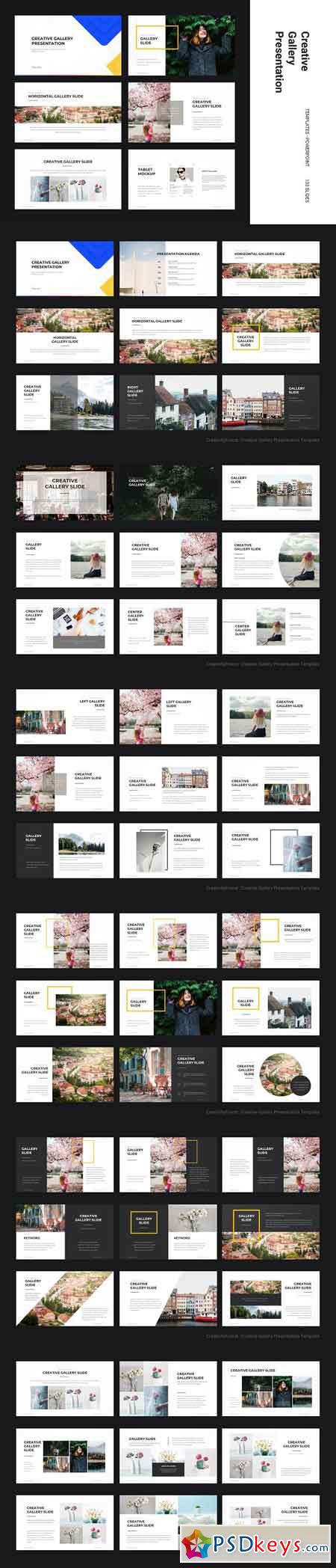 Creative Gallery PowerPoint Template 2824603