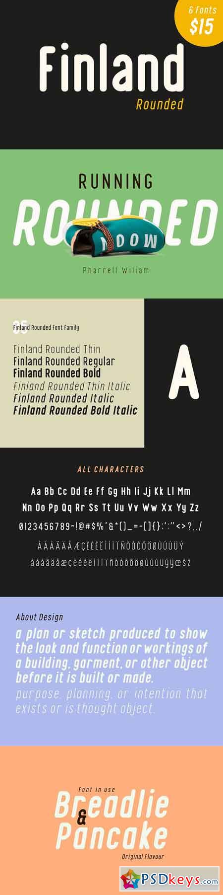 Finland Rounded - Font Family 2918487