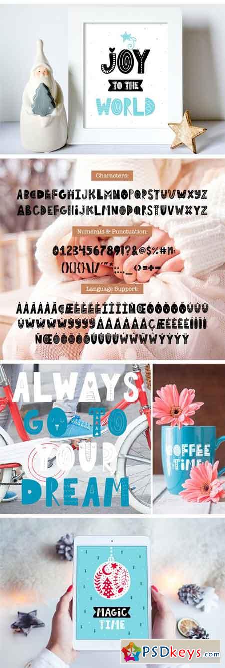 Tiny Joy Font - Scandinavian & Kids 41279
