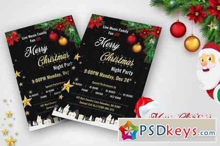 Christmas Night Party Flyer - 01
