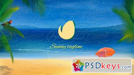 Sunny Beach Logo Opener 20762008 After Effects Template