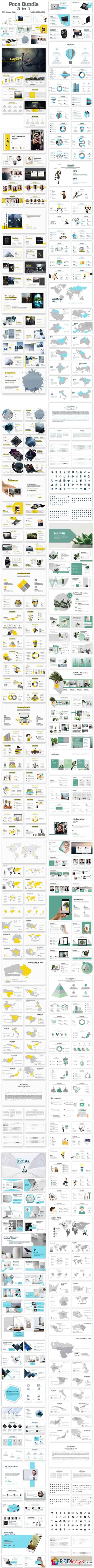 Poco Bundle 3 in 1 PowerPoint Template 22605805