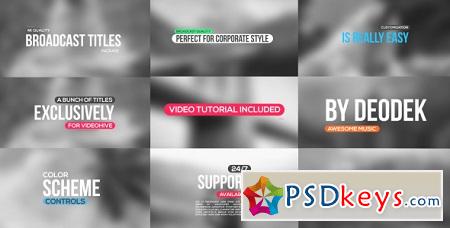 4k Titles Package 17711580 After Effects Template