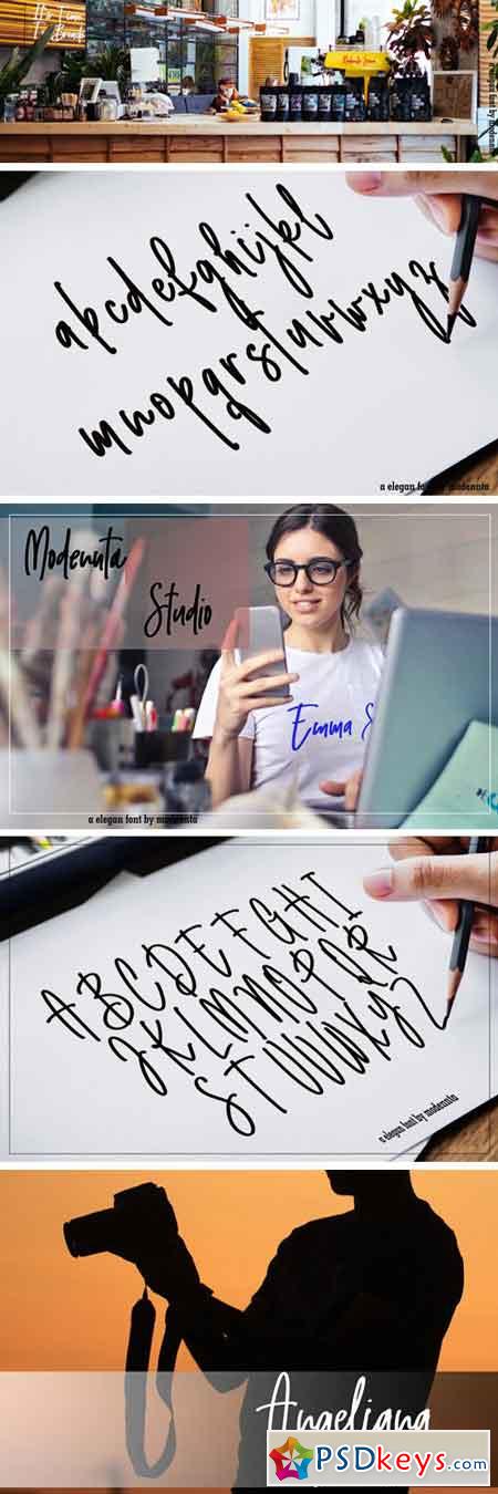Emma Signature Script Font