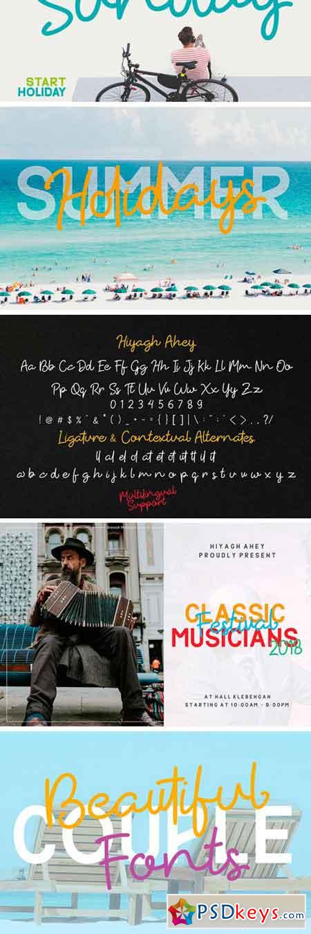 Hiyagh Ahey Font Duo