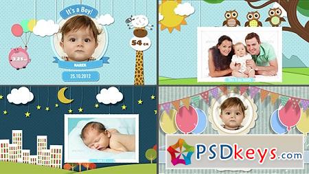 Baby Photo Album - Birthday 14648981 After Effects Template