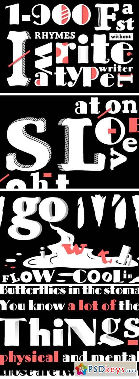 Showcard Collection Font Family