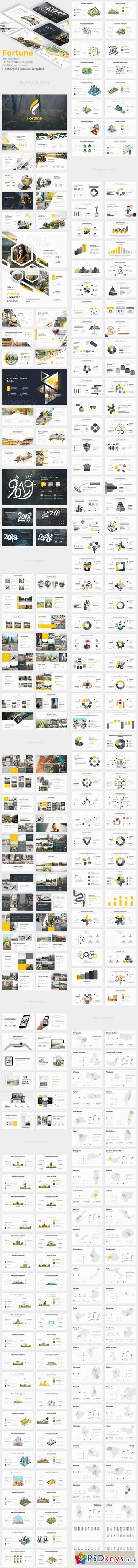 Fortune Premium Pitch Deck Powerpoint Template 22600204