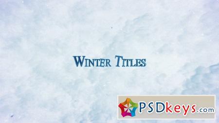 Winter Trailer Titles 14103123 After Effects Template