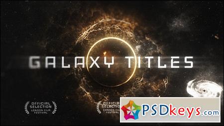Epic Galaxy Titles 9265399 After Effects Template