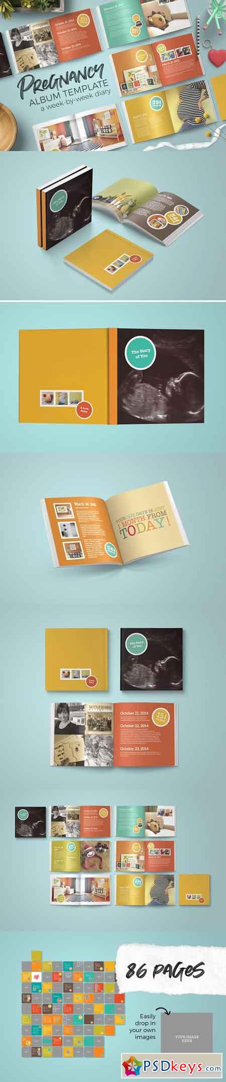 Pregnancy Album and Diary Template 2910815