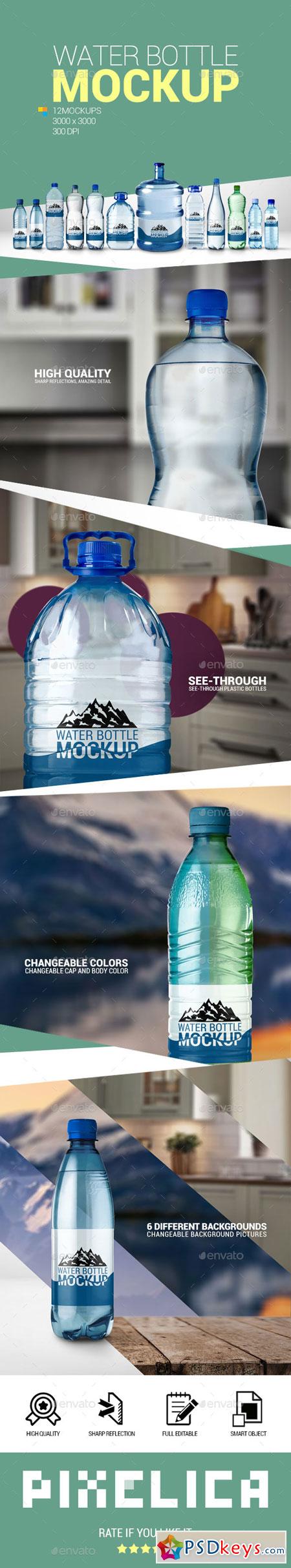 Water Bottle Mockup Pack 2 22538766