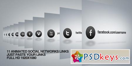 Social Network Links 4659956 After Effects Templates