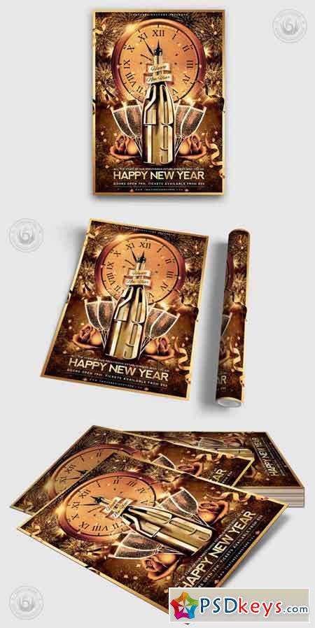 New Year Flyer Template V2