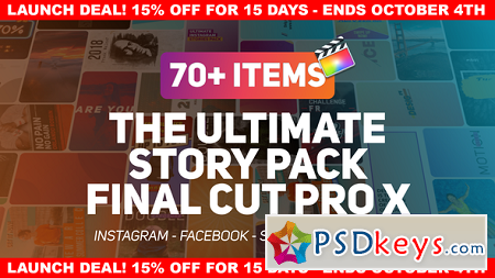 The Ultimate Story Pack - Final Cut Pro X & Apple Motion 22610937 After Effects Templates