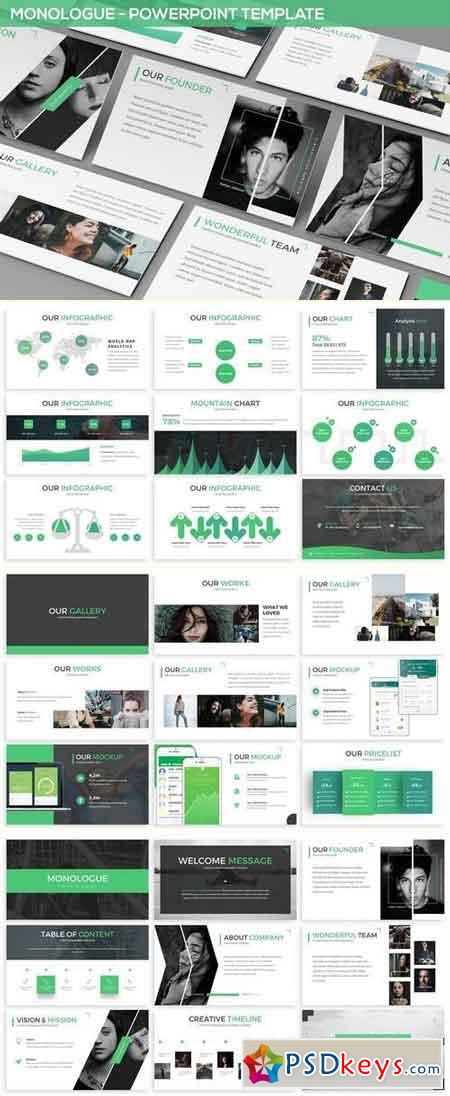 Monologue - Powerpoint Presentation Template