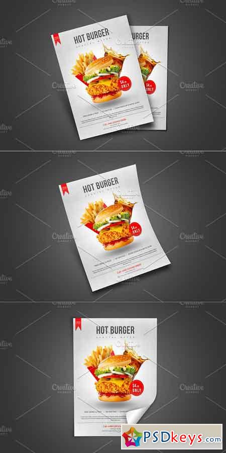 Burger Flyer Template 2966324