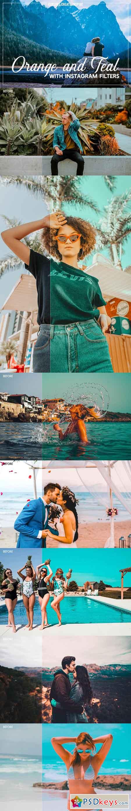 Orange and teal Lightroom presets 2973099