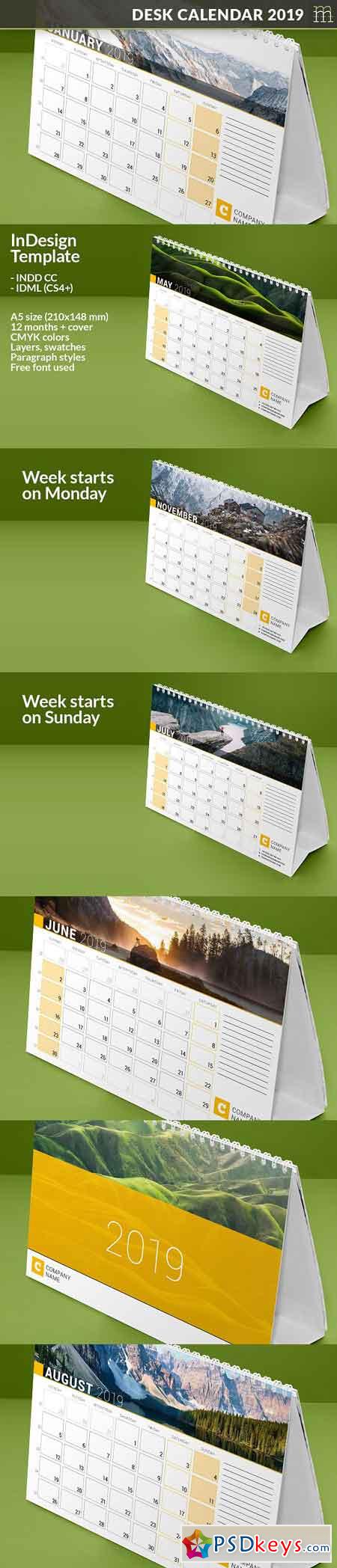 Desk Calendar 2019 (DC034-19) 2965680