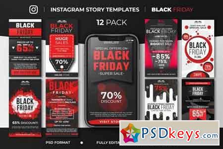 Black Friday Instagram Story Feed Templates 2