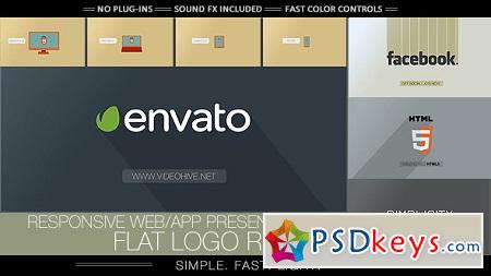 Flat Logo - Responsive Design Corporate App 7043820 After Effects Template