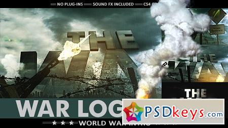 War Logo Opener - Realistic Military Intro 7725040 After Effects Template