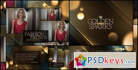 Golden Sparks 7940099 After Effects Template