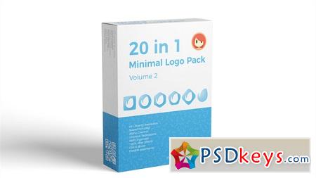 20 in 1 Minimal Logo Pack (vol.2) 22062270 After Effects Template