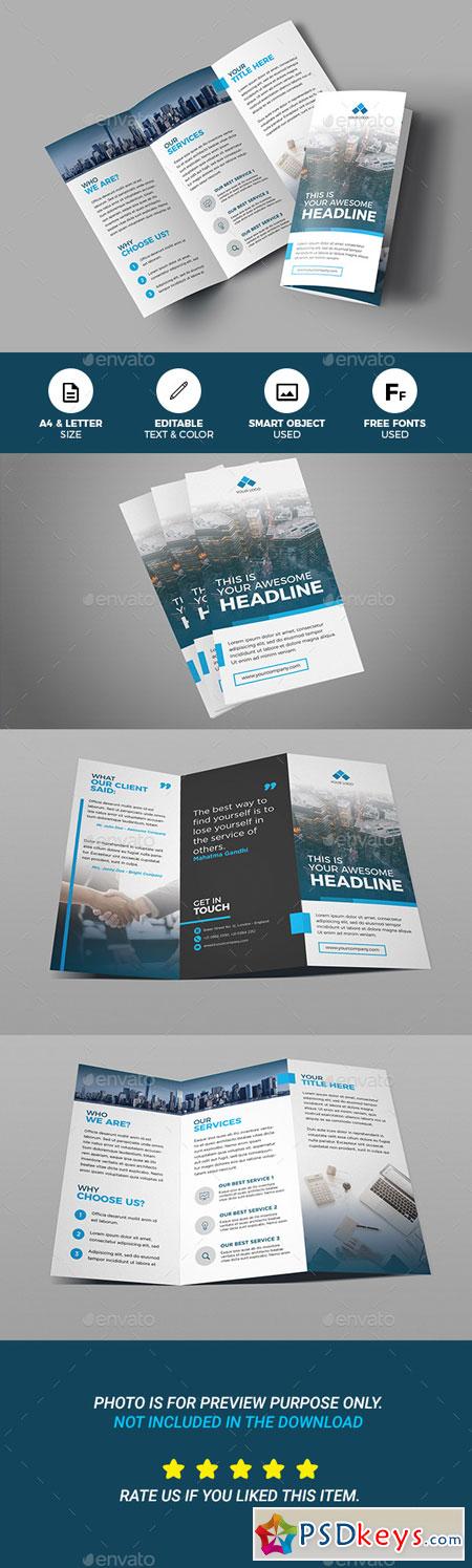Trifold Corporate Business Brochure 22607336