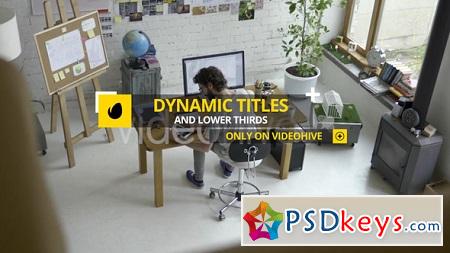 Dynamic Titles and Lower Thirds 22569572 After Effects Template