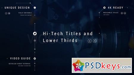 Hi-Tech Titles and Lower Thirds 21972869 After Effects Template