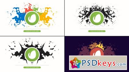 Minimal Paint Splatter Art Logo Reveal 10172462 After Effects Template