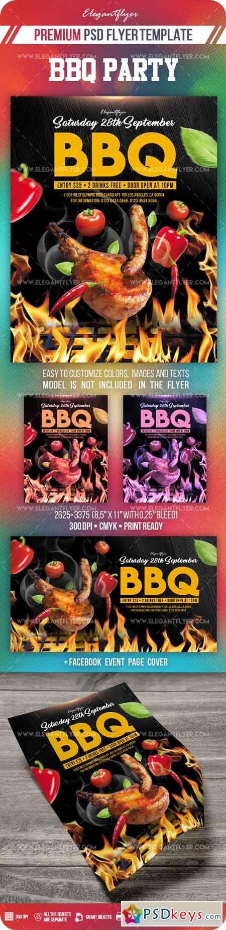 BBQ Party – Flyer PSD Template