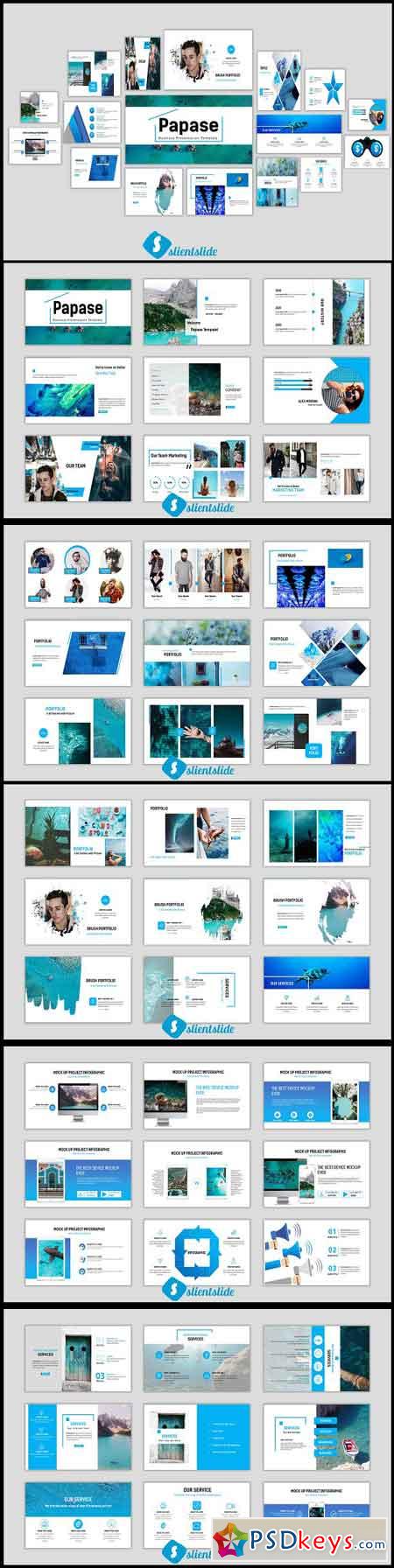 Papase Business Powerpoint Template 2848678