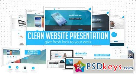 Clean Website Presentation 2in1 10941864 After Effects Template