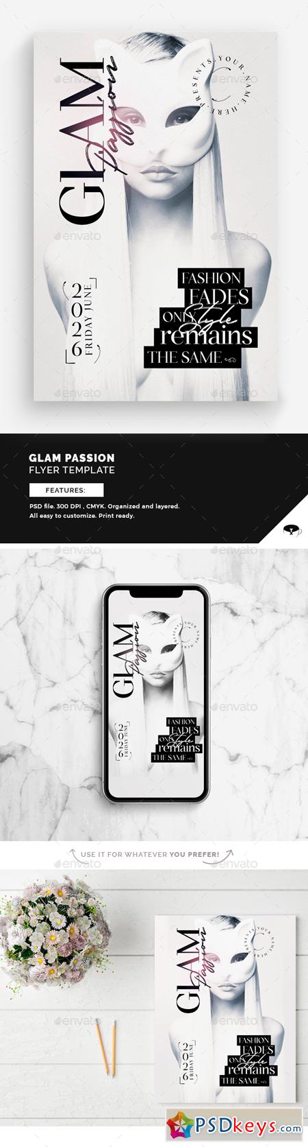 Glam Passion Flyer Template 22649869