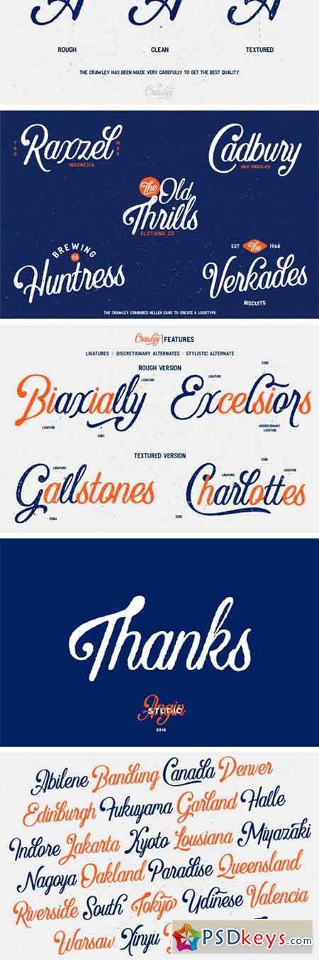The Crawley Font Family
