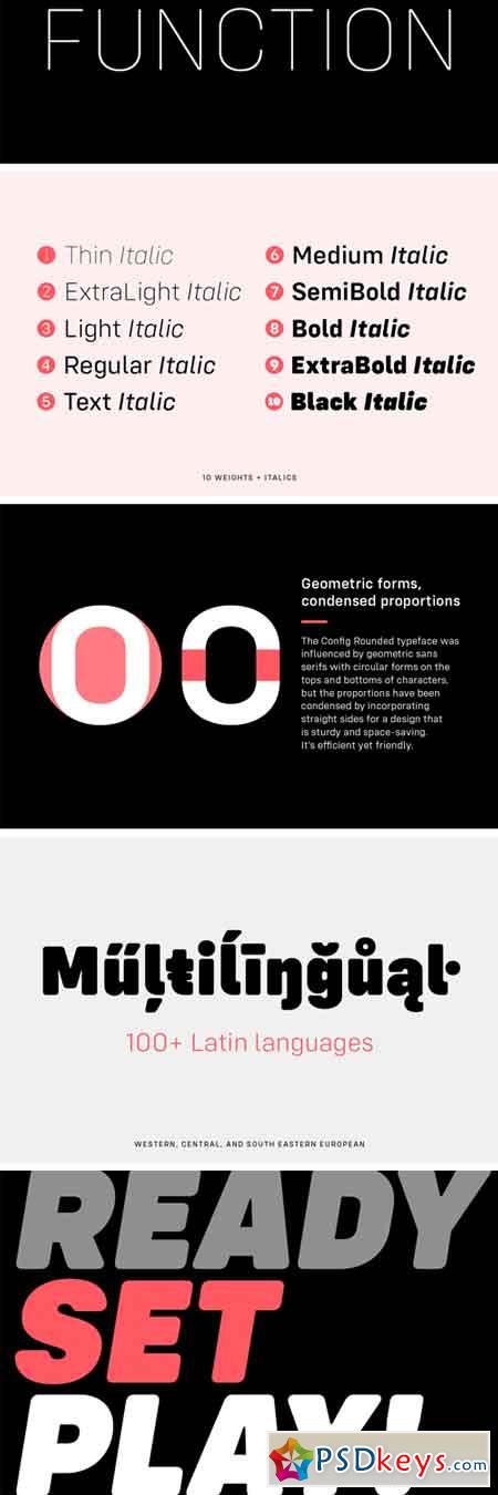 Config Rounded Font Family