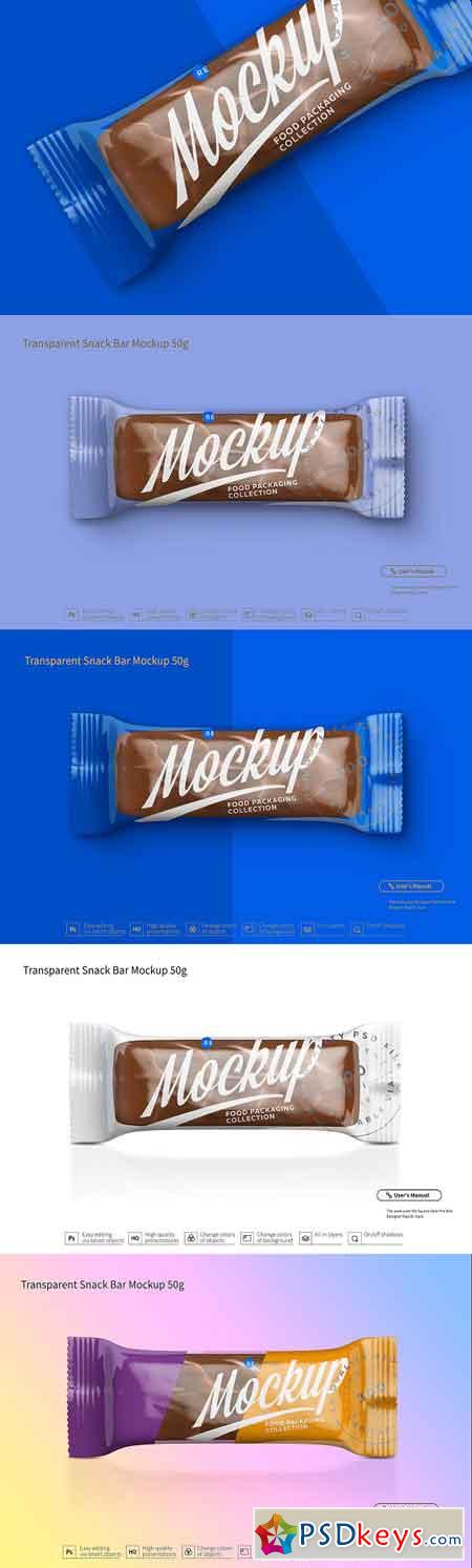 Transparent Snack Bar Mockup 3033208