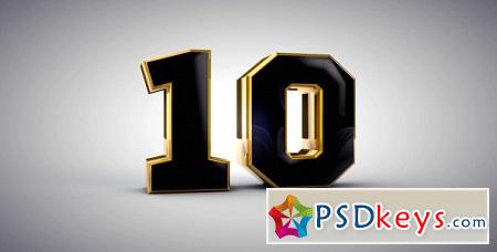 Stylish 3D Countdown 1686688 Motion Graphics Template