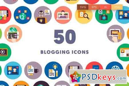 50 Blogging Icons