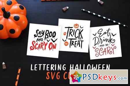 Lettering Halloween SVG Cut File