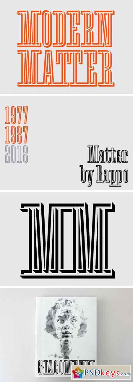 Modern Matter Font