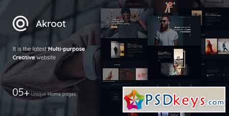 Akroot It is the Multi-Purpose Creative PSD Template - 22647326