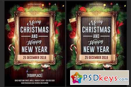Christmas New Year Flyer 2802347